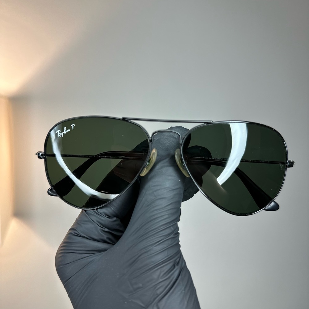 Ray Ban RB3025 Aviator Large Metal Polarized 002/58 58/14 135 3p